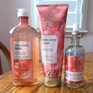 🛍BOGO 50% OFF🧴🫧🛁 NWT‼️BBW "Himalayan Oasis" 3-piece Aromatherapy Collection